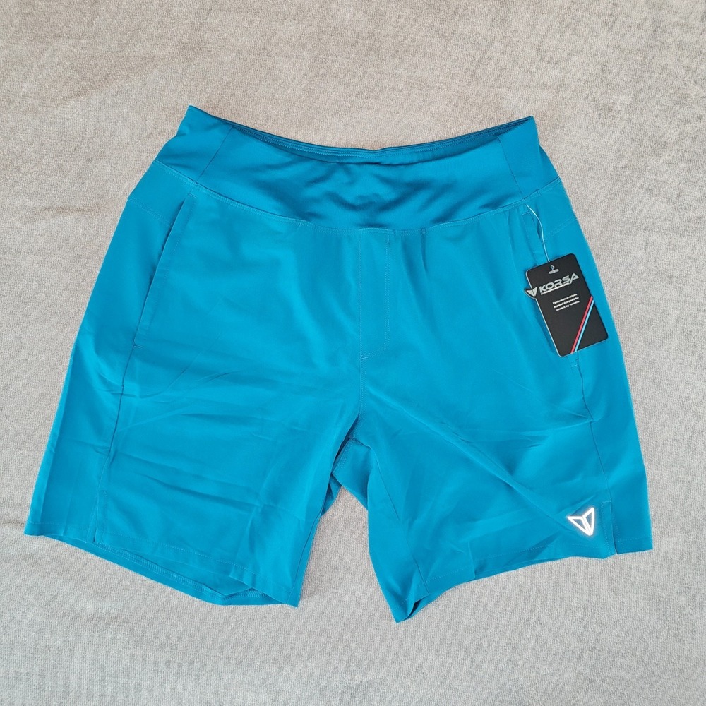 KORSA Women's Cruise 7" Shorts Small Walking Activewear Blue NWT - Picture 2 of 13